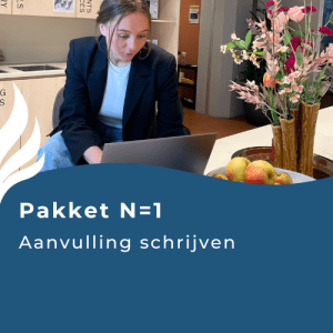 Pakket N=1 aanvulling schrijven