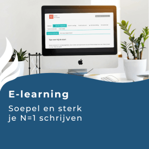 E-learning Soepel en sterk een N=1 begeleiden